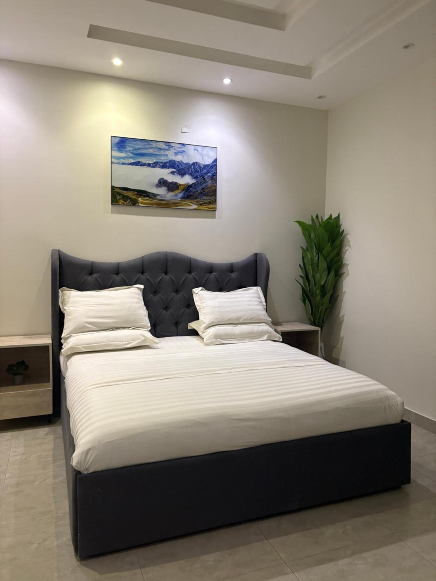 فاخرة بغرفة نوم وصالة، ودخول ذاتي Apartment